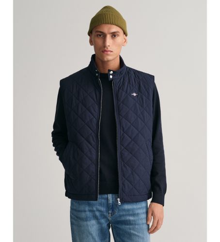Til mænd. 7006341 Windcheater quiltet vindjakke navy (S), Casual, Polyester, Uden ærmer/stropper - Gant - Modalova