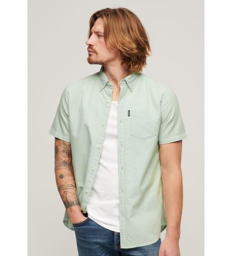 Til mænd. M4010623A kortærmet oxfordskjorte (XXL), Casual, Bomuld, Korte ærmer - Superdry - Modalova