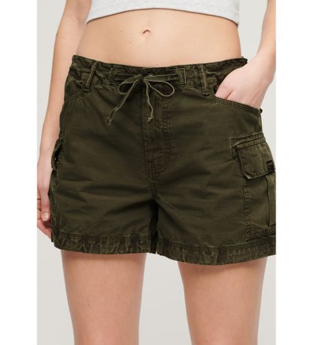 Til kvinder. W7110424A Grønne cargo-shorts (S), Casual, Bomuld - Superdry - Modalova