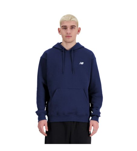Til mænd. MT41508 Sport Essentials hættetrøje navy (S), Casual, Bomuld - New Balance - Modalova