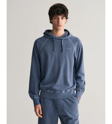 Til mænd. 2013019 Sunfaded sweatshirt med hætte navy (3XL), Casual, Bomuld, Lange ærmer - Gant - Modalova