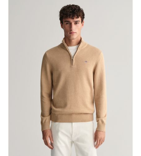 Til mænd. 8030170 Bomuldspullover med halv lynlås Casual (L) - Gant - Modalova