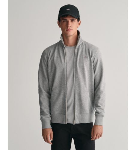 Til mænd. 2008006 Shield hættetrøje med lynlås (L), Casual, Bomuld, Lange ærmer - Gant - Modalova