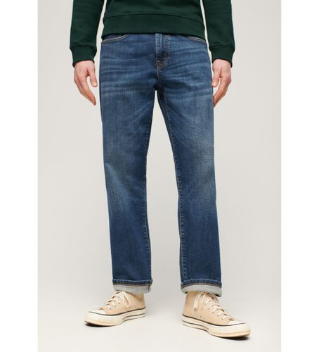 Til mænd. M7010887A Vintage straight fit slim fit jeans (30/32), Casual, Bomuld, Denim, Økologisk bomuld, Bæredygtig - Superdry - Modalova