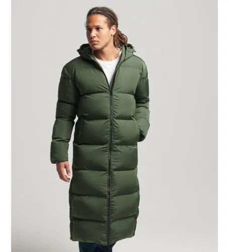 Til mænd. M5011587A Ekstra lang quiltet frakke (S), Casual, Polyester - Superdry - Modalova
