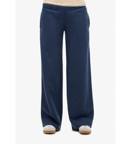 Til kvinder. W7010931A Lige joggingbukser med vaskeeffekt (M), Casual, Sport, Bomuld, Multisport - Superdry - Modalova