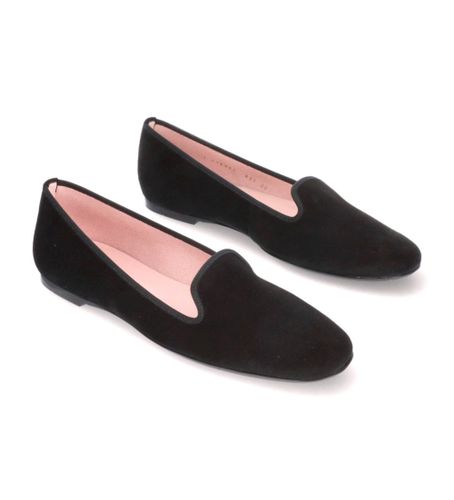 Til kvinder. 42165 Faye loafers i (36), Fast, Ruskind, Ingen, Casual - Pretty Ballerinas - Modalova