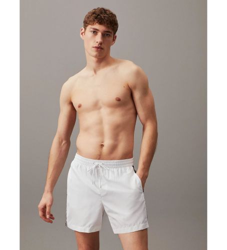 Til mænd. KM0KM00741 Logo Tape badedragt (XL), Casual, Genanvendt polister, Bæredygtig - Calvin Klein - Modalova