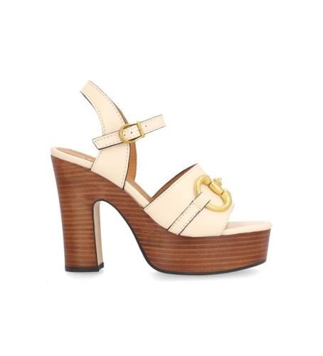 Til kvinder. 511714 Off-white Venus-sandaler i (40), Hvid, mere end 10 cm, Spænder, Casual - Alpe - Modalova
