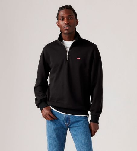Til mænd. A8606-0000 Original Sweatshirt 1/4 Zip (S), Casual, Bomuld, Lange ærmer - Levi's - Modalova