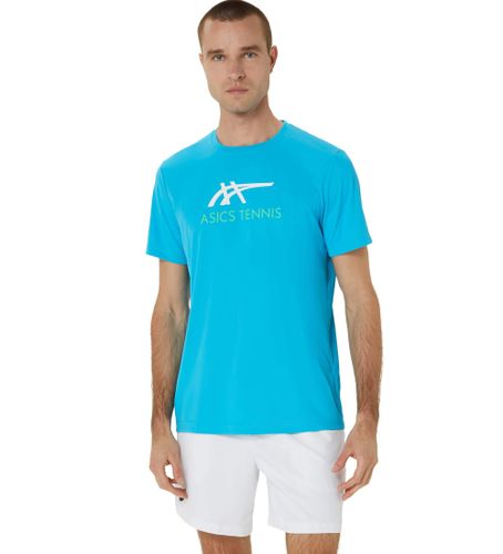 Til mænd. 2041A304 Court Graphic T-shirt (L), Casual, Sport, Multisport, Polyester, Korte ærmer - Asics - Modalova