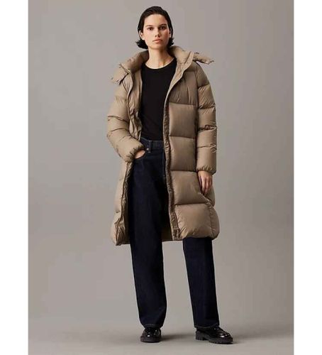 Til kvinder. J20J224109 nylonfrakke med fjer og dun (M), Casual, Bæredygtig, Genanvendt nylon - Calvin Klein Jeans - Modalova