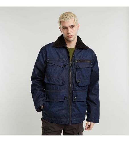 Til mænd. D25180-4639-G831 Utility Sherpa-jakke navy (XS), Casual, Bomuld - G-Star - Modalova