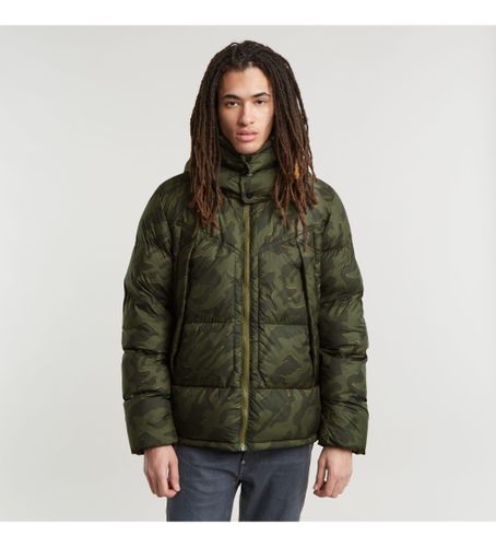 Til mænd. D25345-C441-G739 Jakke G- Whistler Padded Hooded 2.0 (S), Casual, Camouflage, Genanvendt polister, Bæredygtig - G-Star - Modalova