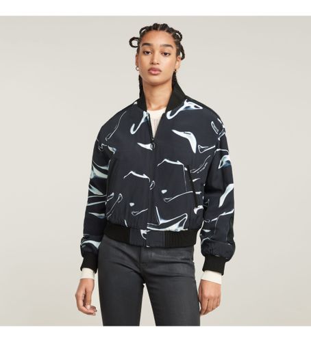 Til kvinder. D25282-D725-G882 Bomber Holiday Tape (XS), Casual, Viscose - G-Star - Modalova