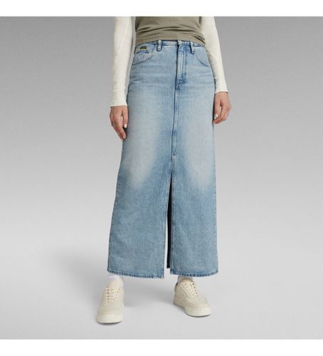Til kvinder. D24385-D436-G671 Lang nederdel Viktoria (24), Bomuld, Denim - G-Star - Modalova