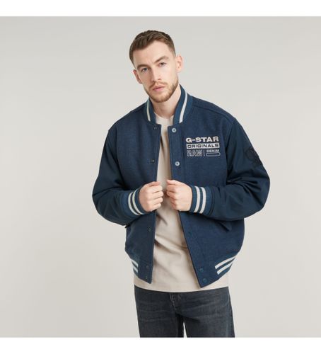 Til mænd. D25403-D445-868 Varsity aviatorjakke i uld (S), Casual, Bæredygtig, Genbrugsuld - G-Star - Modalova