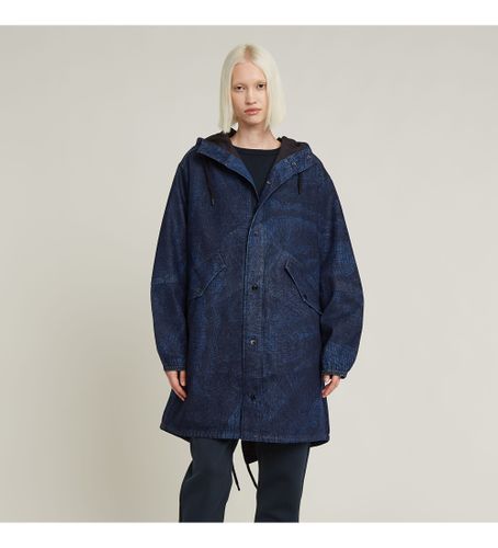 Unisex. D26399-D317-H274 Rembrandt Denim Parka (M), Casual, Økologisk bomuld, Bæredygtig - G-Star - Modalova