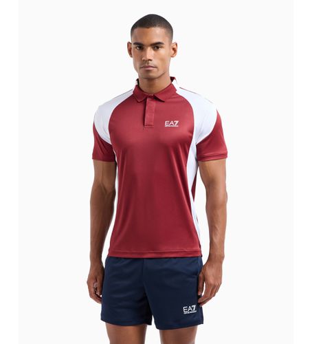 Til mænd. 6DPF06_PJPCZ Tennis Pro poloshirt i teknisk stof VENTUS7 bordeaux (L), Casual, Sport, Tennis/padeltennis, Korte ærmer, Burgund - EA7 - Modalova