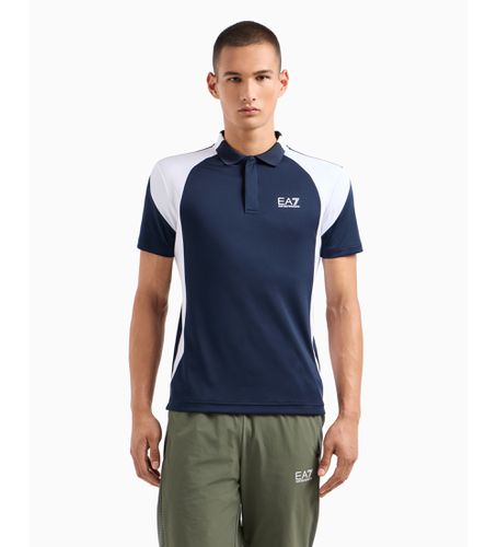 Til mænd. 6DPF06_PJPCZ Tennis Pro poloshirt i teknisk stof VENTUS7 navy (S), Casual, Sport, Tennis/padeltennis, Korte ærmer, Blå - EA7 - Modalova