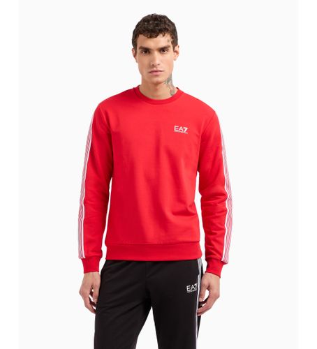 Til mænd. 6DPM27_PJ9FZ Crewneck-sweatshirt 7 Lines (3XL), Casual, Sport, Bomuld, Multisport - EA7 - Modalova