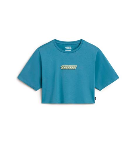 Til kvinder. VN000HHMJCN1 Retro V Crew Crop II T-shirt (S), Casual, Bomuld, Korte ærmer - Vans - Modalova