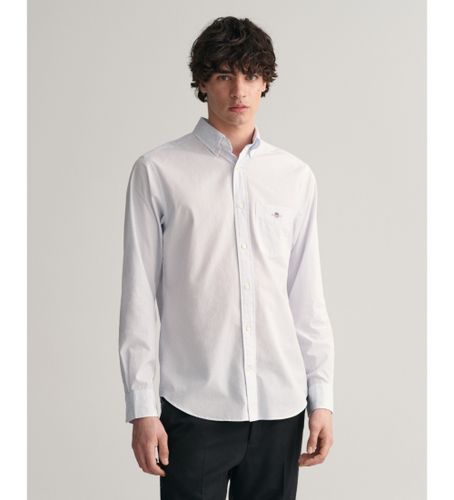 Til mænd. 3000140 Poplinskjorte Regular Fit Banker Stripe (XS), Casual, Bomuld, Lange ærmer - Gant - Modalova