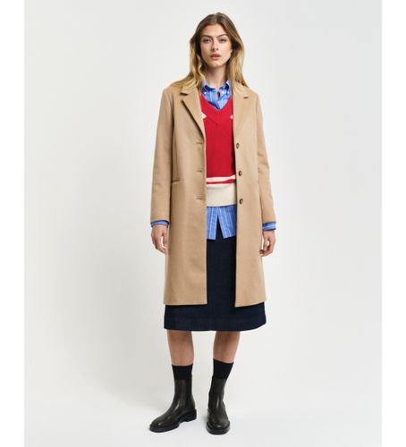 Til kvinder. 4751128 Klassisk tailored fit uldfrakke (L), Casual, Bomuld - Gant - Modalova
