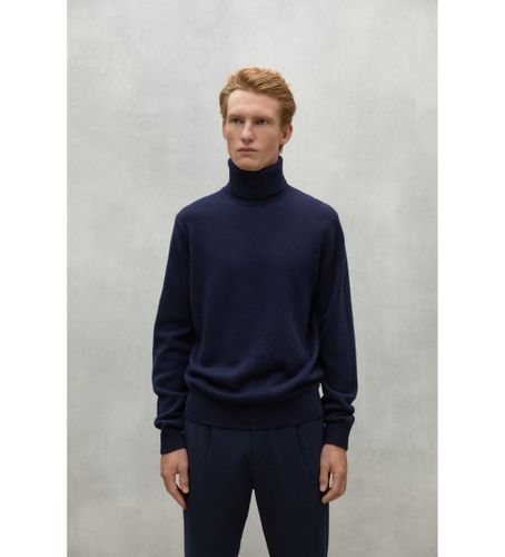 Til mænd. MCMGAKNBRUNA0632W24-161 Marino-sweater (XXL), Casual, Bæredygtig, Blå, Genbrugsuld - ECOALF - Modalova