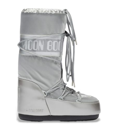 Til kvinder. 80D1401680 Sølvfarvede Icon Glance-støvler (35/38), , Fast, Ingen, Casual, Sne - Moon Boot - Modalova