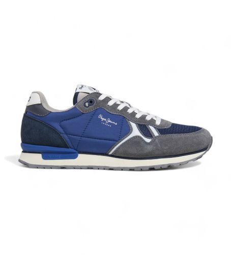 Til mænd. PMS40016 Brit Sneakers Navy Series (44), Fast, Blonder, Casual, Blå - Pepe Jeans - Modalova