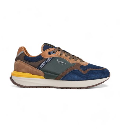 Til mænd. PMS60027 Buster Pro lædersko navy (40), Fast, Ruskind, Blonder, Casual - Pepe Jeans - Modalova