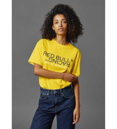 Unisex. RU500002 Unisex T-shirt med tryk (S), Casual, Bomuld, Korte ærmer - Red Bull Racing x Pepe Jeans - Modalova