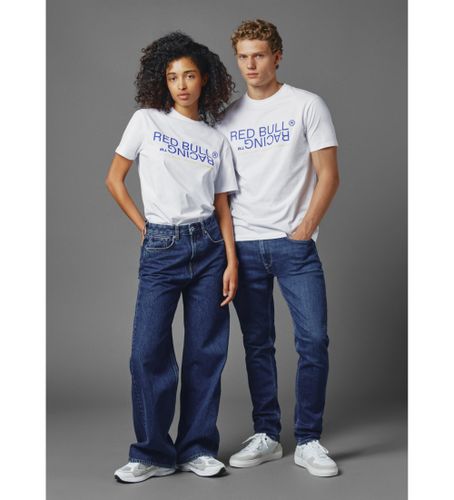 Unisex. RU500002 Unisex T-shirt med tryk (L), Casual, Bomuld, Korte ærmer - Red Bull Racing x Pepe Jeans - Modalova
