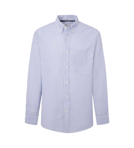 Til mænd. PM308563 Skjorte Matthew (S), Casual, Bomuld, Lange ærmer - Pepe Jeans - Modalova