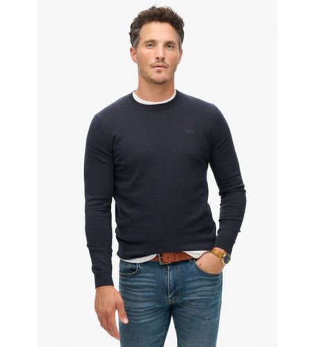 Til mænd. M6110658A Vintage sweater Emb Cotton Cash (XL), Casual, Økologisk bomuld, Bæredygtig - Superdry - Modalova