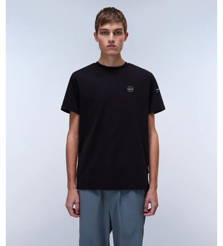 Til mænd. NP0A4I3N T-shirt S-Badges (S), Casual, Sport, Bomuld, Multisport, Korte ærmer - Napapijri - Modalova