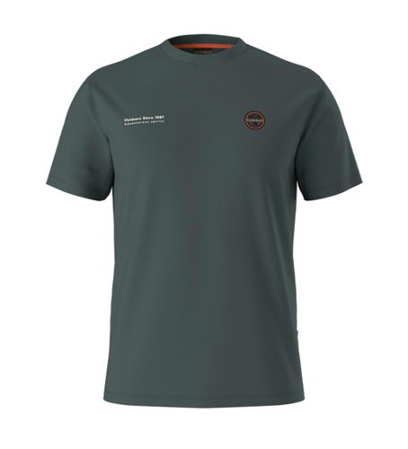 Til mænd. NP0A4I3N T-shirt S-Badges (M), Casual, Sport, Bomuld, Multisport, Korte ærmer - Napapijri - Modalova