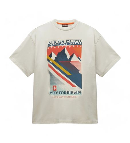 Til mænd. NP0A4I3E T-shirt med logo (XL), Casual, Sport, Bomuld, Multisport, Korte ærmer - Napapijri - Modalova