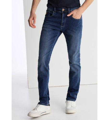 Til mænd. 101903639 Jeans vasket dobbelt stenblå (42), Casual, Bomuld, Denim - Lois Jeans - Modalova