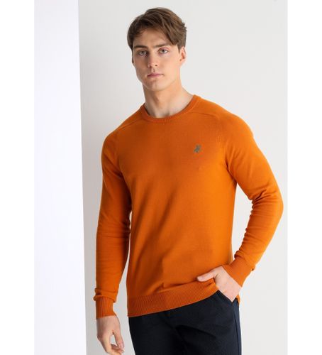 Til mænd. 171483125 Basisstrikket trøje med broderet logo (S), Casual, Bomuld - Lois Jeans - Modalova