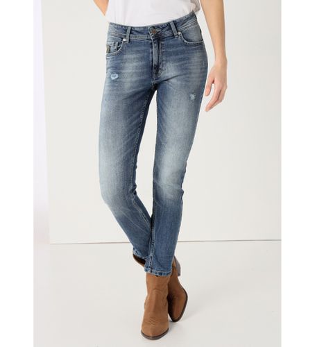 Til kvinder. 201072623 mediumvaskede ripped jeans (25), Casual, Bomuld, Denim - Lois Jeans - Modalova