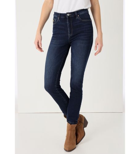 Til kvinder. 201082639 Marinevaskede skinny ankeljeans (25), Casual, Bomuld, Denim, Blå - Lois Jeans - Modalova