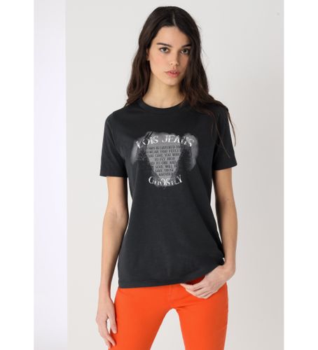 Til kvinder. 422772557 Kortærmet t-shirt med Ghostly-grafik (L), Casual, Bomuld, Korte ærmer - Lois Jeans - Modalova