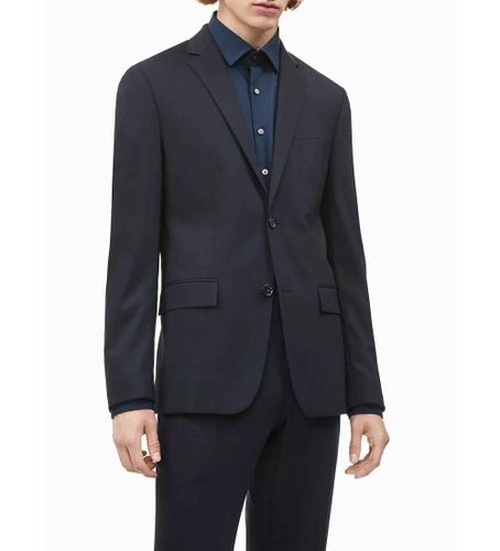 Til mænd. K10K103080 Slim fit CK navy blazer (56), Casual, Party, Bomuld, Elastin, Lange ærmer - Calvin Klein - Modalova