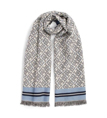 Til kvinder. AW0AW16856 TH Monoplay jacquard-tørklæde (OSFA), Casual, Akryl - Tommy Hilfiger - Modalova
