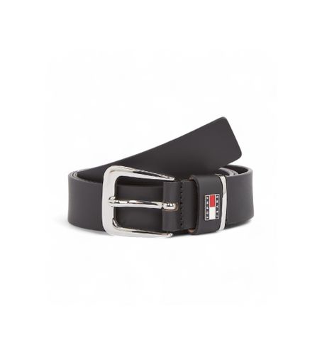 Til kvinder. AW0AW16999 Læderbælte med bæltestrop badge (75cm), Casual - Tommy Hilfiger - Modalova