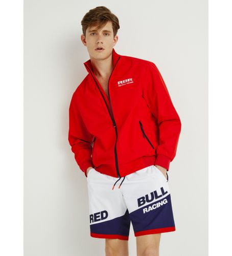 Til mænd. RM400012 Marina Windbreaker-jakke (M), Casual, Polyester - Red Bull Racing x Pepe Jeans - Modalova