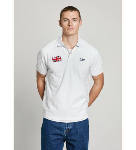 Til mænd. PM542252 Polo Union (XXL), Casual, Bomuld, Korte ærmer - Pepe Jeans - Modalova