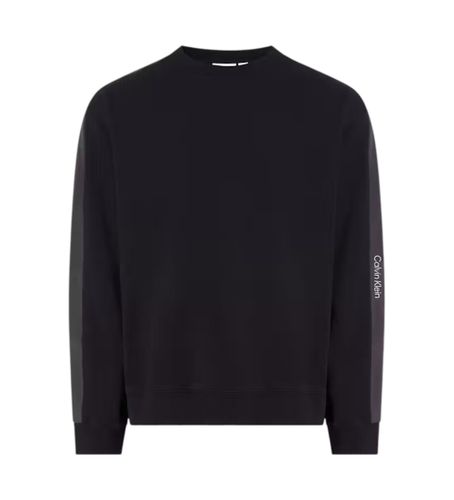 Til mænd. J30J327230 t-shirt med rund hals (L), Casual, Lange ærmer, Økologisk bomuld, Bæredygtig - Calvin Klein Jeans - Modalova